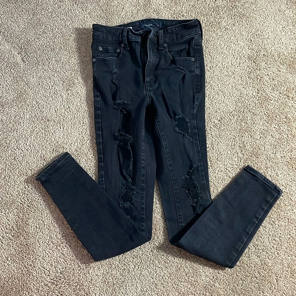 Aeropostale Skinny Black Jeans